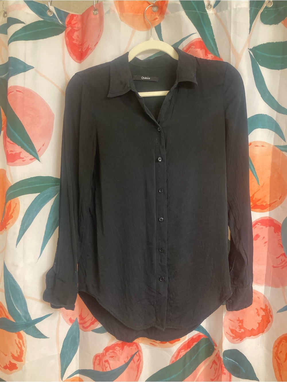 Rails Black Button-Front Long-Sleeve Shirt